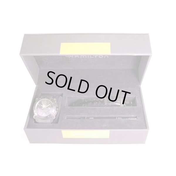 ハミルトン　カーキ　ビロウゼロ　H785850　黒文字盤　箱