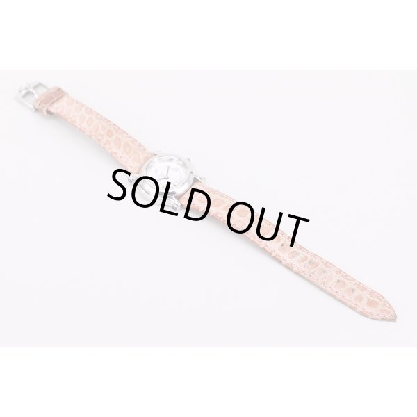 ショパール　ハッピースポーツ　27/8245-23　白文字盤　5P　革ベルト状態　表面