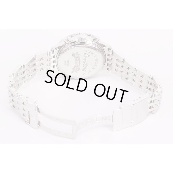 ブライトリング　モンブリラン　A41030　銀文字盤　ブレス