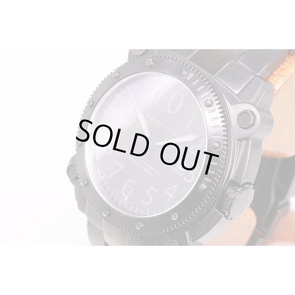 ハミルトン　カーキ　ビロウゼロ　H785850　黒文字盤　サイド拡大