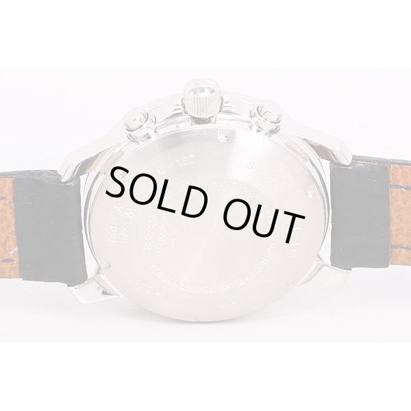 ジン　303　アウトバーン　クロノグラフ　黒文字盤　裏面拡大