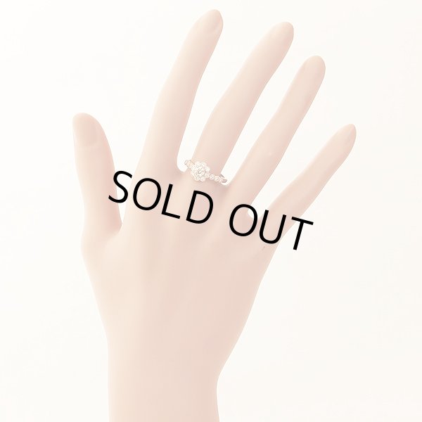 K18PG ダイアイリリング 0.272ct 0.24ct 3.20g　装着イメージ