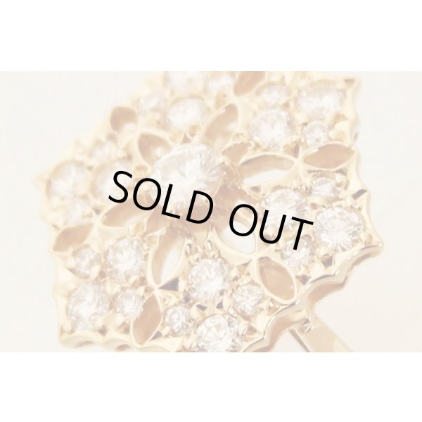 K18 ダイアイリリング 0.81ct 5.70g　拡大(1)