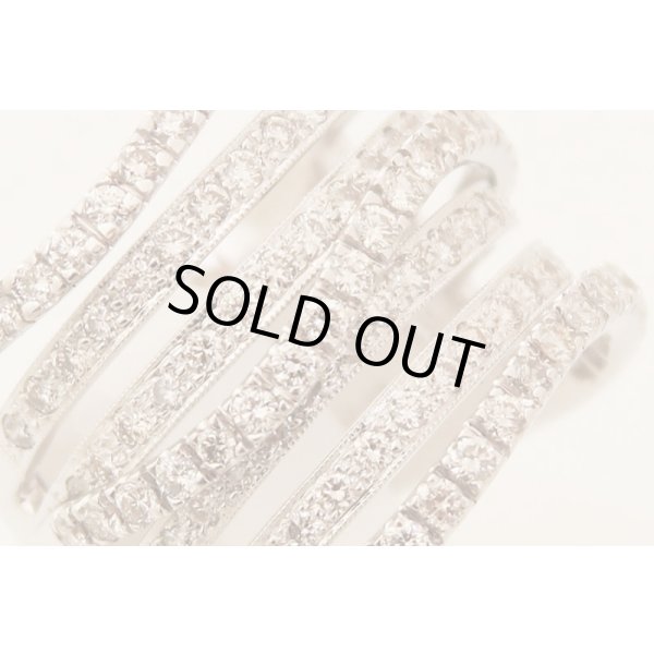 K18WG ダイアイリリング 1.94ct 12.90g　拡大(1)