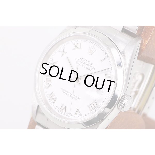 ロレックス　16200　F081842　白ローマン文字盤　サイド拡大