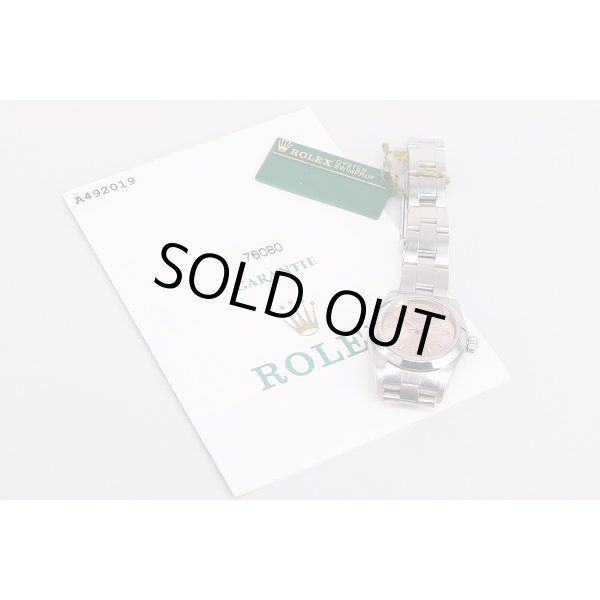 ロレックス　76080　A913216　369　ピンク文字盤　保証書