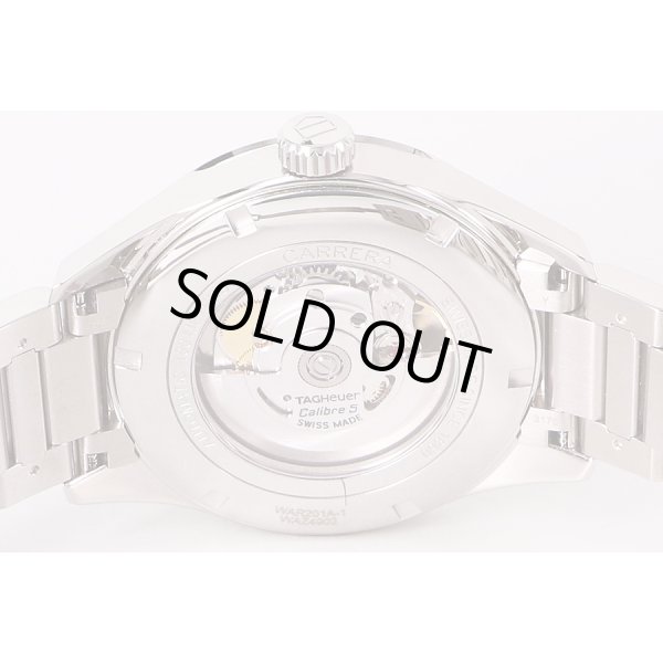 タグホイヤー　カレラ　キャリバー５　ＷＡＲ２０１Ａ－１　黒文字盤　裏面拡大