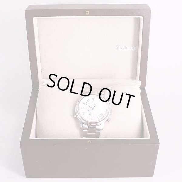 シェルマン　デュアルタイムリピーター　銀文字盤　箱