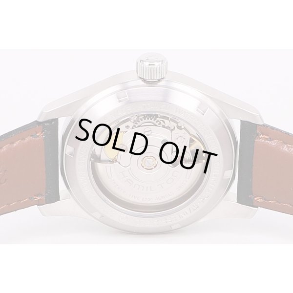 カーキ　H704450　黒文字盤　裏面拡大