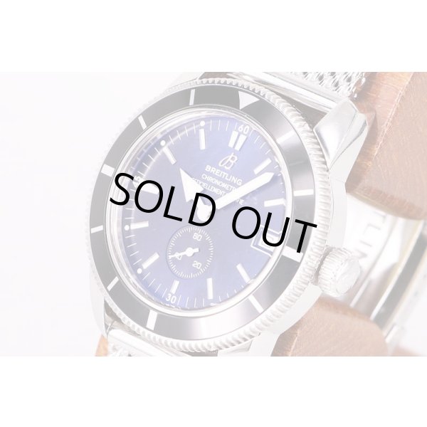 ブライトリング　スーパーオーシャン　ヘリテージ38　A37320　黒　サイド拡大