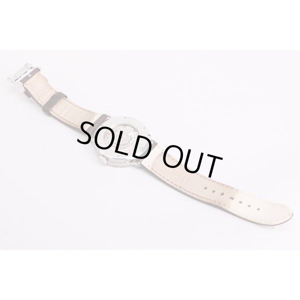 ハミルトン　カーキ　パイオニア　スモールセコンド　H784650　銀文字盤　革ベルト状態　裏面