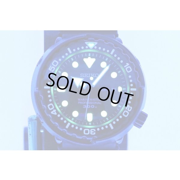 セイコー　プロスペック　マリンマスター　SBBN035　黒文字盤　ライト
