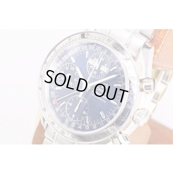 オメガ　スピードマスターデイデイト　3523.80　青文字盤　サイド拡大