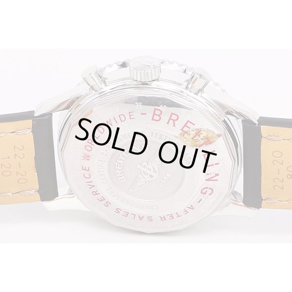 ブライトリング　ナビタイマー　A23323　黒文字盤　裏面拡大