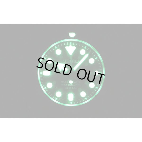 セイコー　プロスペック　マリンマスター　SBBN035　黒文字盤　ライト暗闇