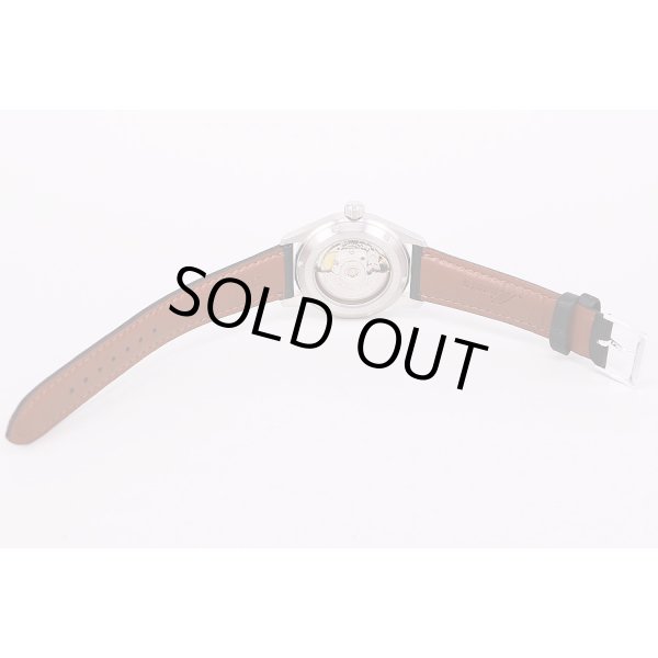 カーキ　H704450　黒文字盤　革ベルト