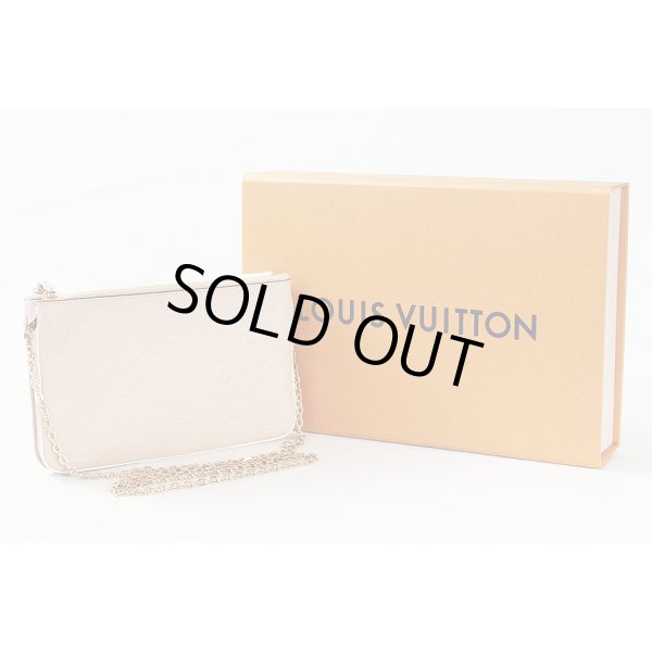 ルイ・ヴィトン　ポシェット・ドゥーブルジップ　M63919　バージュドレ　箱