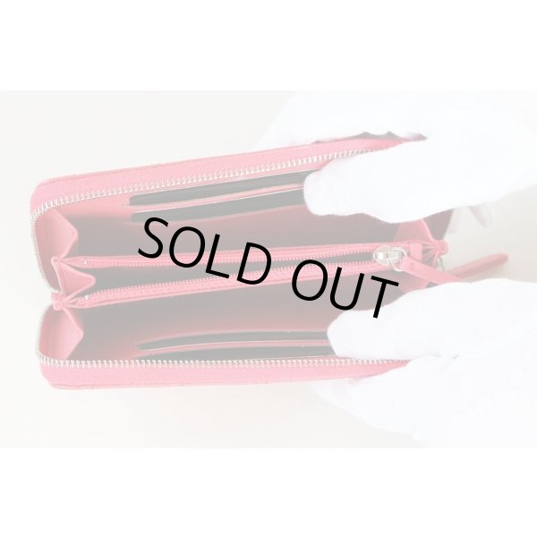 シャネル　スモールウォレット　ピンク　中身