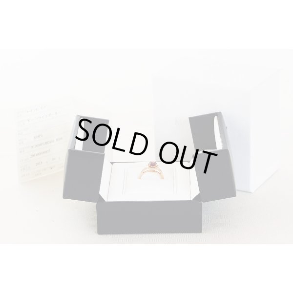 モーブッサン　Ｋ18ＰＧガーネットダイアリング　箱