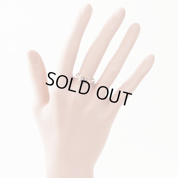 モーブッサン　Ｋ18ＰＧガーネットダイアリング　装着イメージ