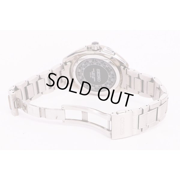 セイコー　ブライツワールドタイム　SAGA167　電波ソーラー　黒文字盤　ブレス