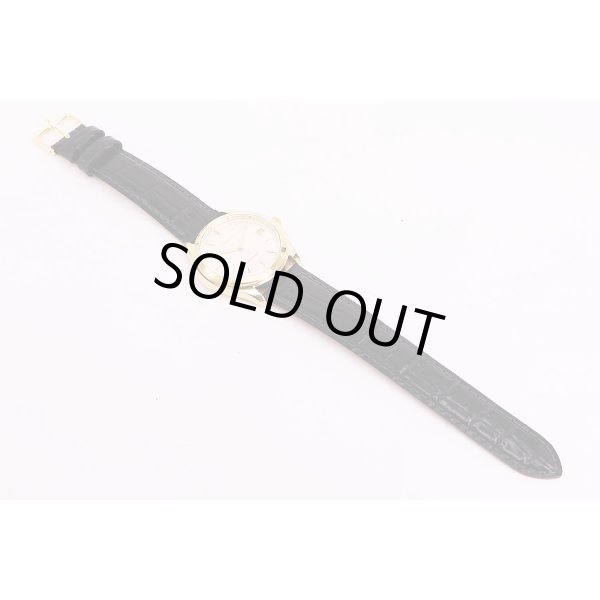 セイコー　メカニカル　4535-8000　シャンパン文字盤　革ベルト状態　表面