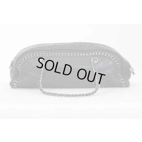 シャネル　ラグジュアリーライン　ボウリングバック　裏面