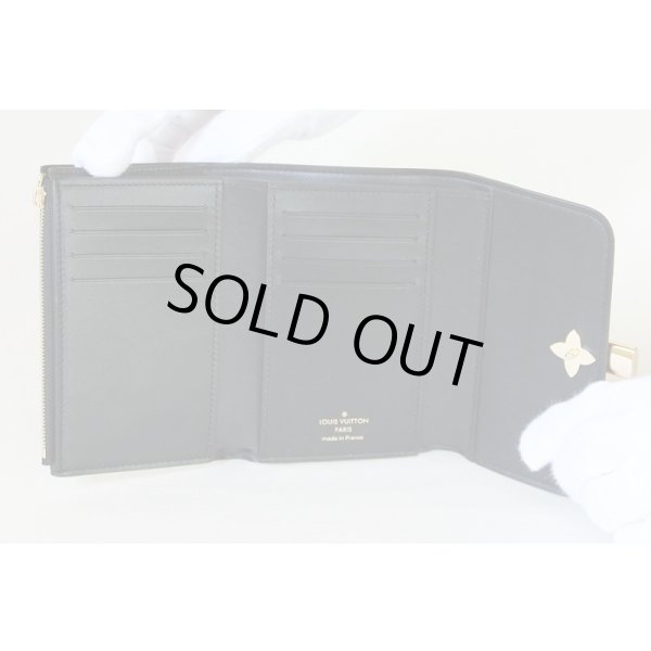 ルイ・ヴィトン　ポルトフォイユ・フラワーコンパクト　M62578　ノワール　中身