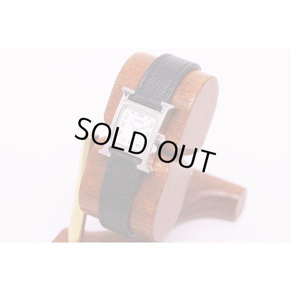 エルメス　Hウォッチ　HH1.110　白文字盤　サイド