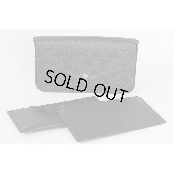 ルイ・ヴィトン　ポシェット・フェリシー　ノワール　カードケース・コインケース