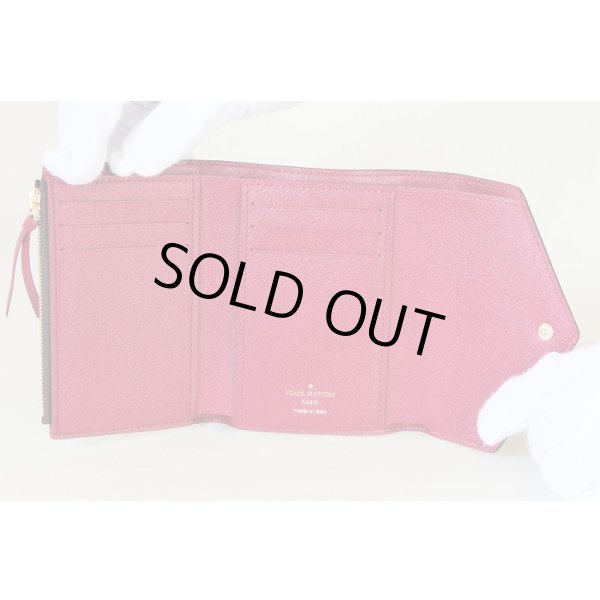 ルイ・ヴィトン　ポルトフォイユ・ヴィクトリーヌ　M41938　フューシャ　中身