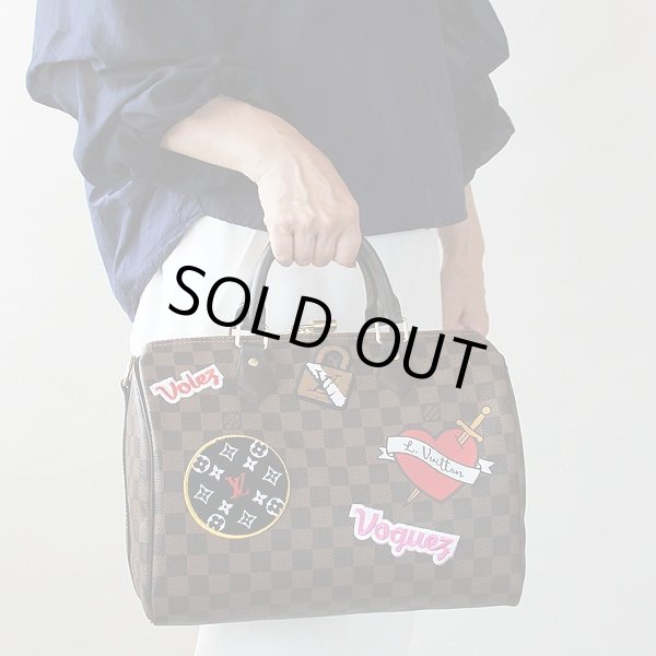 ルイ・ヴィトン　スピーディ・バンドリエール30　N40060　AA2178　エベヌ　持ったイメージ(1)