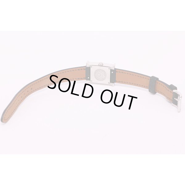 エルメス　Hウォッチ　HH1.110　白文字盤　革ベルト