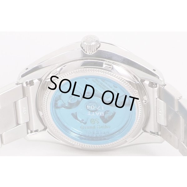 セイコー　グランドセイコー　SBGR307　9S68-00B0　銀文字盤　裏面拡大