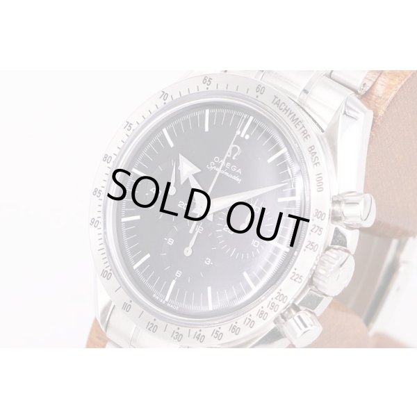 オメガ　スピードマスター　3594.50　ファーストレプリカ　黒文字盤　サイド拡大