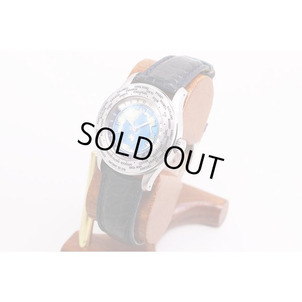 ワールドタイムミニッツリピーター　クロワゾネ青文字盤　サイド