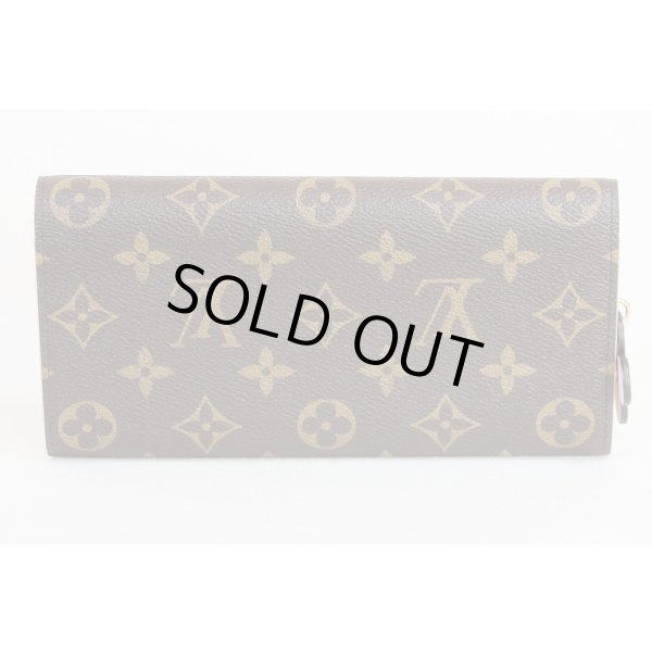 ルイ・ヴィトン　ポルトフォイユ・エミリー　M64202　ローズバレリーヌ　裏面