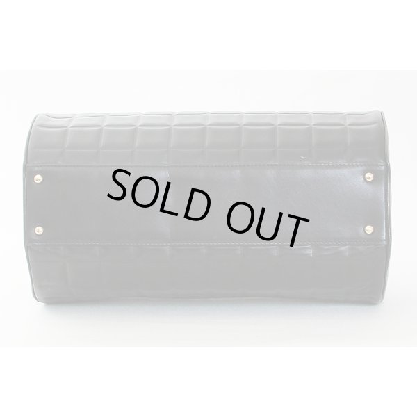 シャネル　チョコバーミニボストンバッグ　黒　底