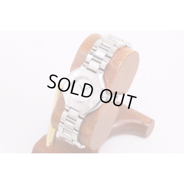 カルティエ　マスト２１　１３４０　銀文字盤　サイド