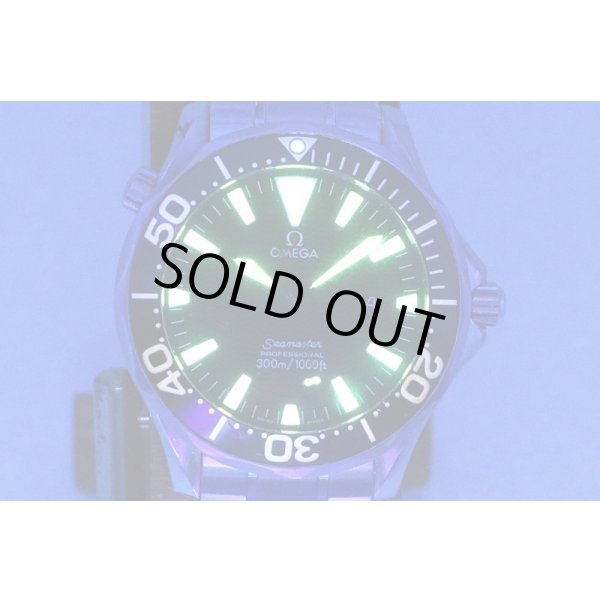 オメガ　シーマスタープロ　３００ｍ　２２６４．５０　黒文字盤　ライト