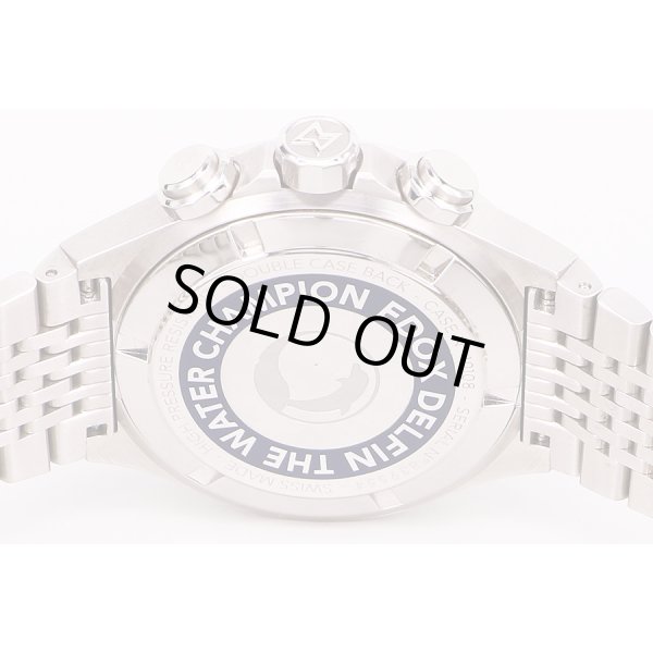 エドックス　デルフィン　クロノグラフ　１０１０８　黒文字盤　裏面拡大