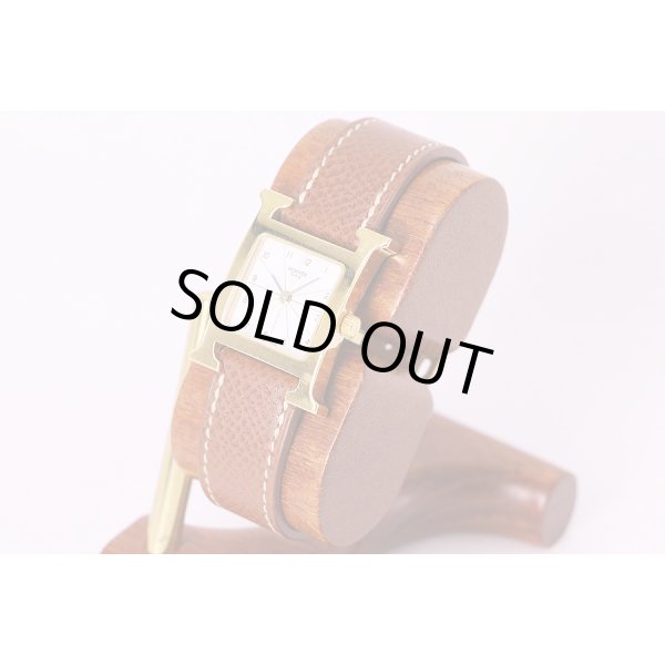 エルメス　Ｈウォッチ　HH1.210　白文字盤　サイド