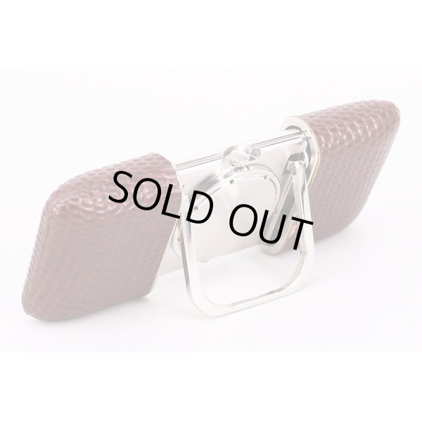 ティファニー　アトラス　トラベルクロック　銀文字盤　裏面