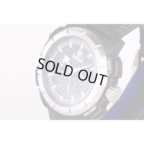 ティンバーランド　13325J　黒文字盤　ＳＳベゼル　サイド拡大