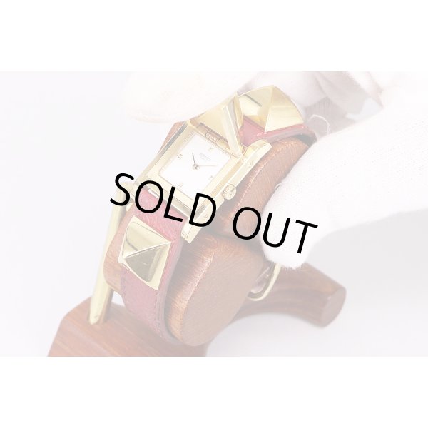 エルメス　メドール　白文字盤　サイド(2)