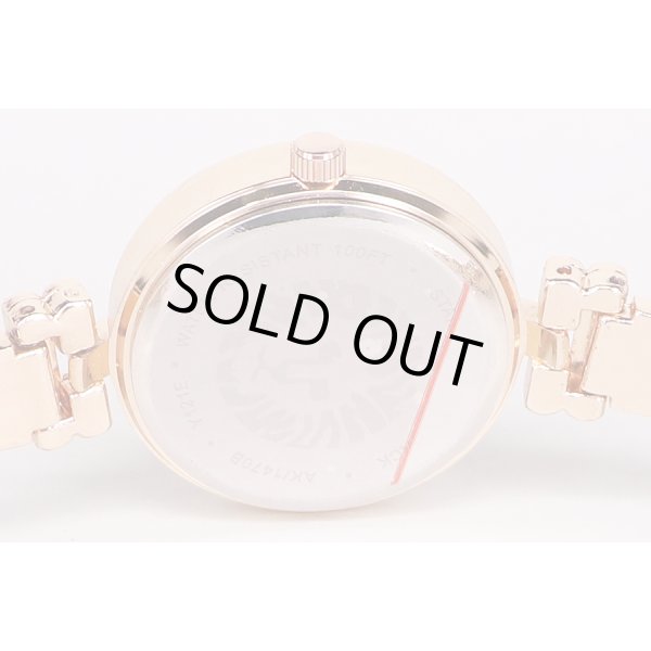 アンクライン　AK1470B　シェル文字盤　ラインストーンベゼル　裏面拡大