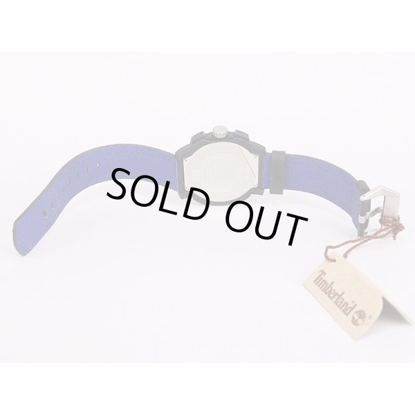 ティンバーランド　13325J　黒文字盤　ＳＳベゼル　革ベルト