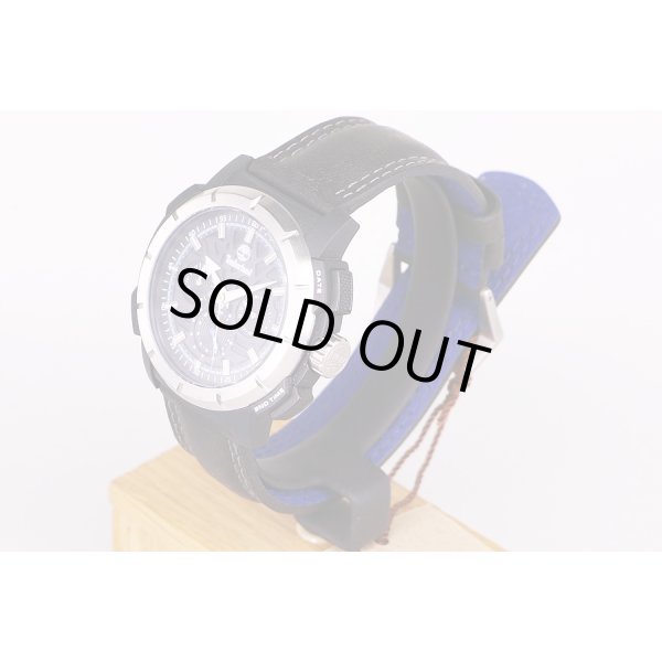 ティンバーランド　13325J　黒文字盤　ＳＳベゼル　サイド