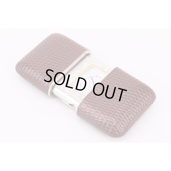 ティファニー　アトラス　トラベルクロック　銀文字盤　閉じた状態(1)