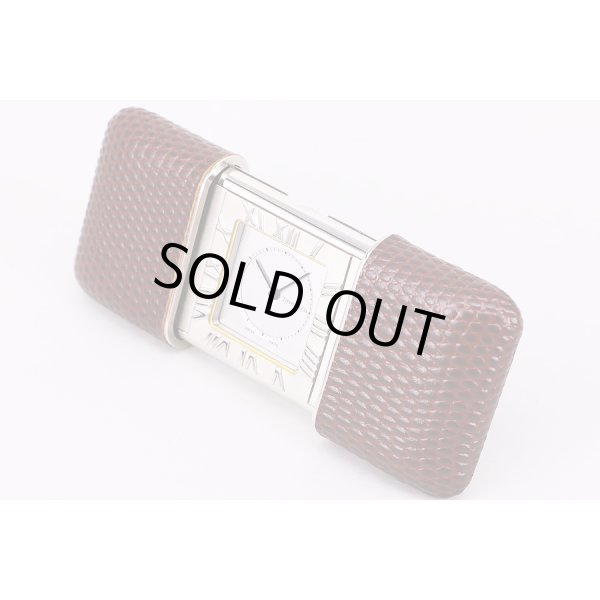 ティファニー　アトラス　トラベルクロック　銀文字盤　サイド